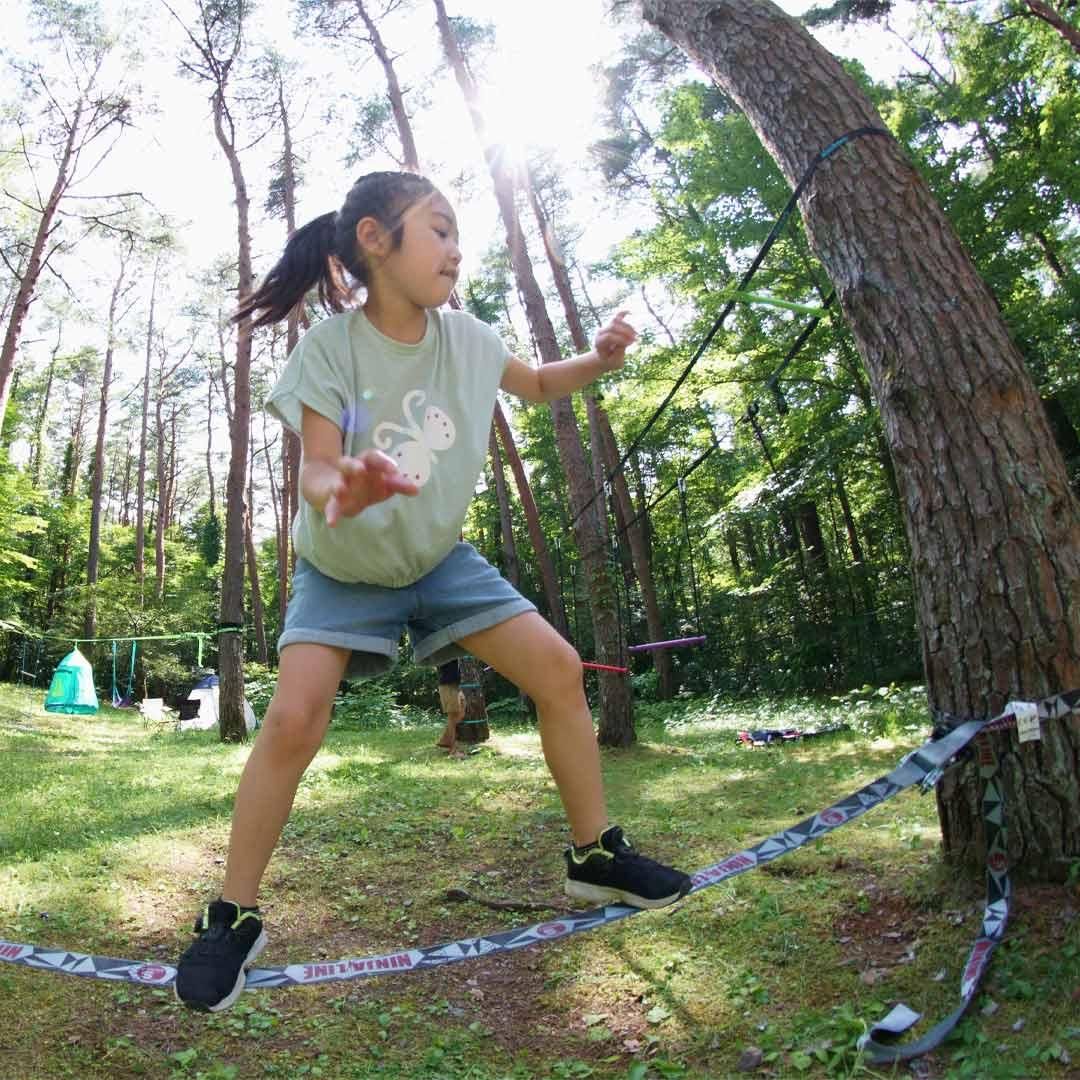 【Slackers 】ニンジャライン スラックライン NINJALINE 36' Intro Kit with 7 Hanging Obstacles