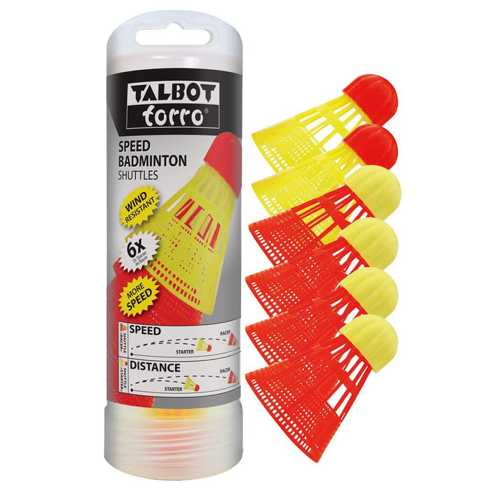 【Talbot-Torro】アウトドアバドミントン シャトル 6個入り
