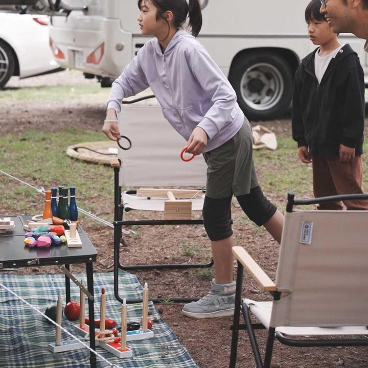 【FUNPARK】木製クラシック輪投げ ウッデンリングトス