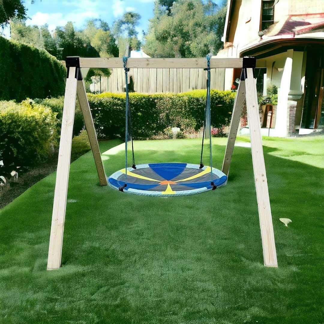 【Slack Tool】庭用ブランコ(木材なし) DIYキットセット スカイ