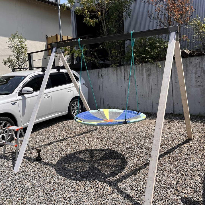 【Slack Tool】庭用ブランコ(木材なし) DIYキットセット スカイ