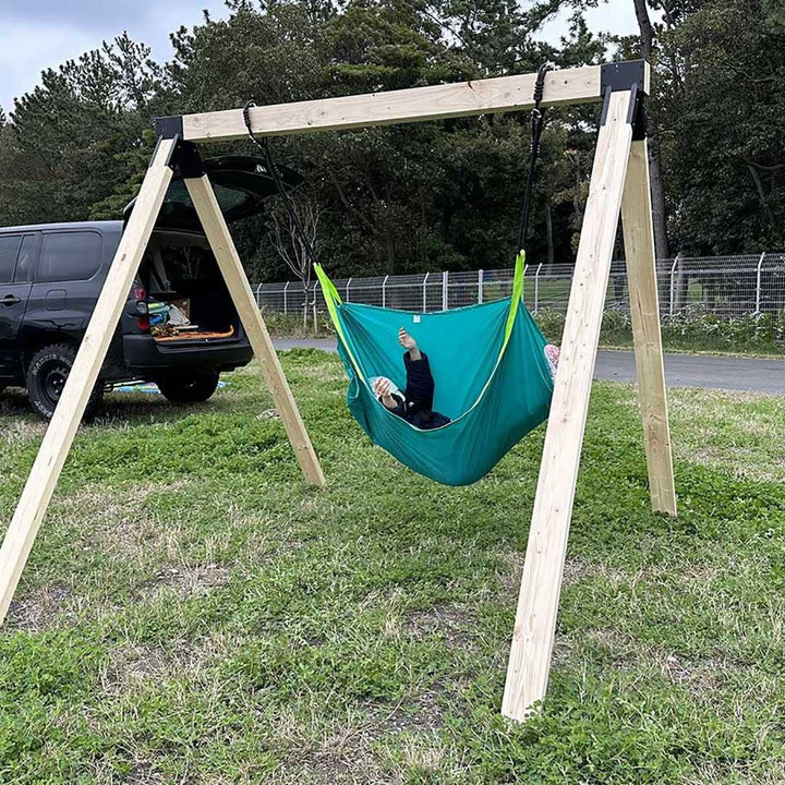 【Slack Tool】庭用ブランコ(木材なし) DIYキットセット ハンモック