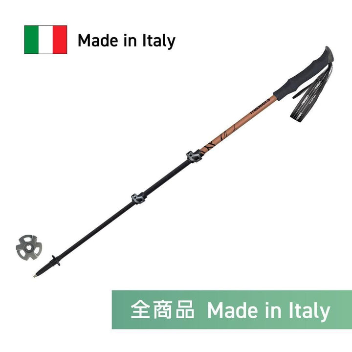 【masters】PATHFINDER Compact Lite  女性や小柄な中級者にもおすすめ 2本組みトレッキングポール